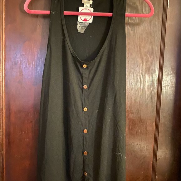 NWT Black Racerback Top - Picture 1 of 3